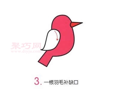 啄木鸟画法第3步