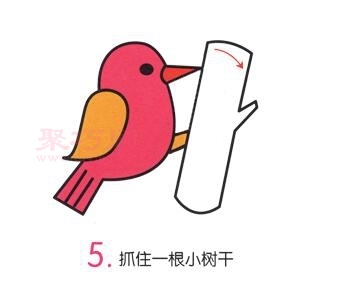 啄木鸟画法第5步