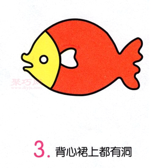 鱼画法第3步