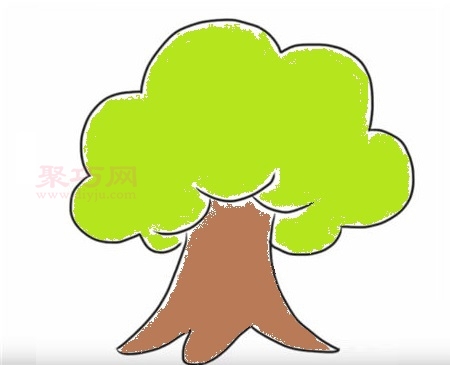 树画法第4步