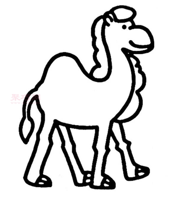 骆驼画法第4步
