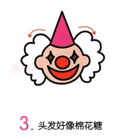 小丑画法第3步