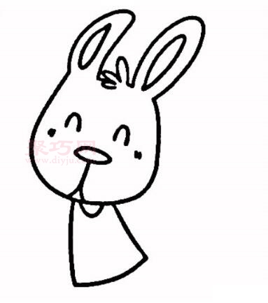 兔子画法第3步