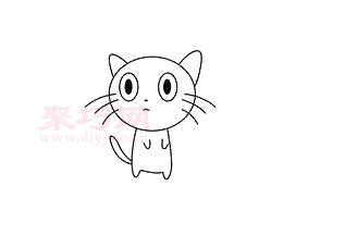 小猫画法第4步