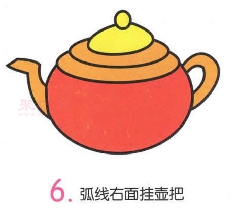 茶壶画法第6步