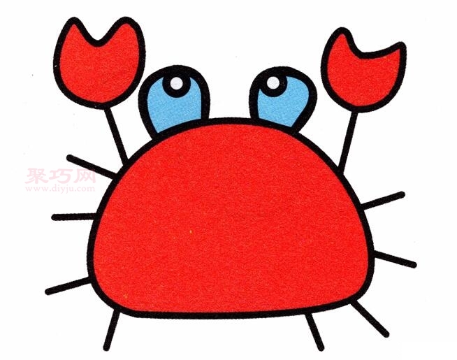 小螃蟹画法第7步