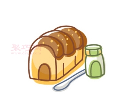 面包和黄油画法第9步