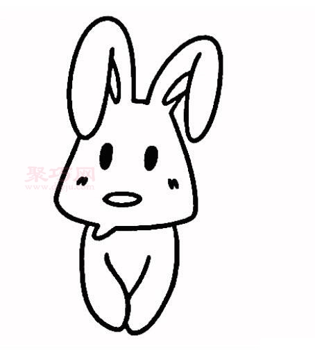 兔子画法第3步