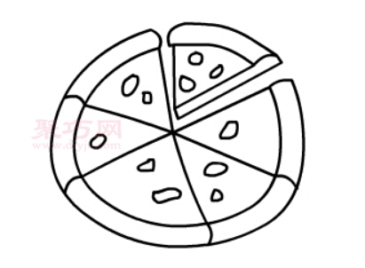 披萨画法第6步