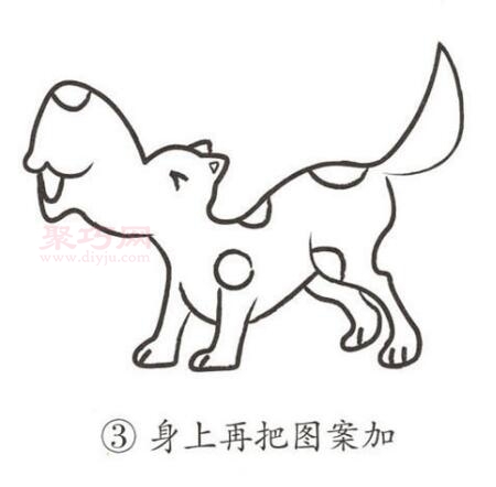 小狗画法第3步