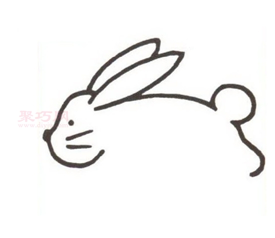 小兔子画法第3步
