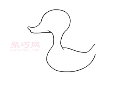 鸭子画法第3步