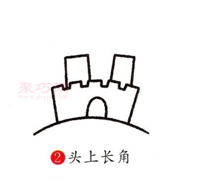 城堡画法第2步