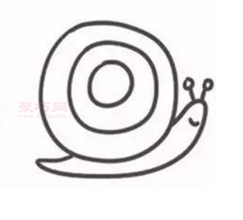 蜗牛画法第4步