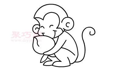猴子画法第10步
