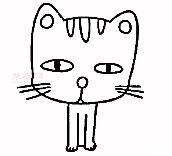 小猫画法第3步