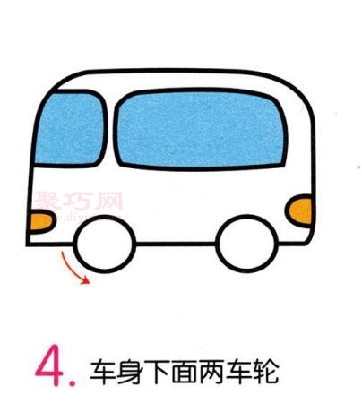 救护车画法第4步