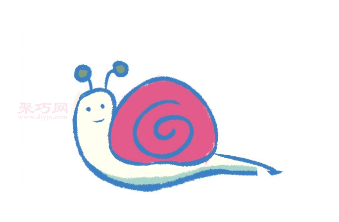 蜗牛画法第5步