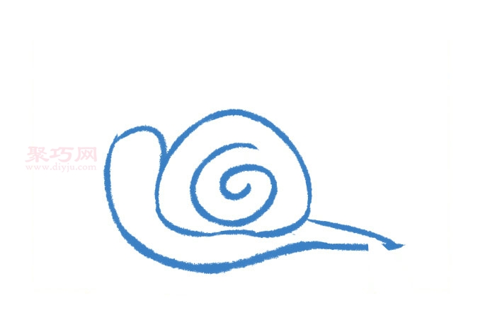 蜗牛画法第3步