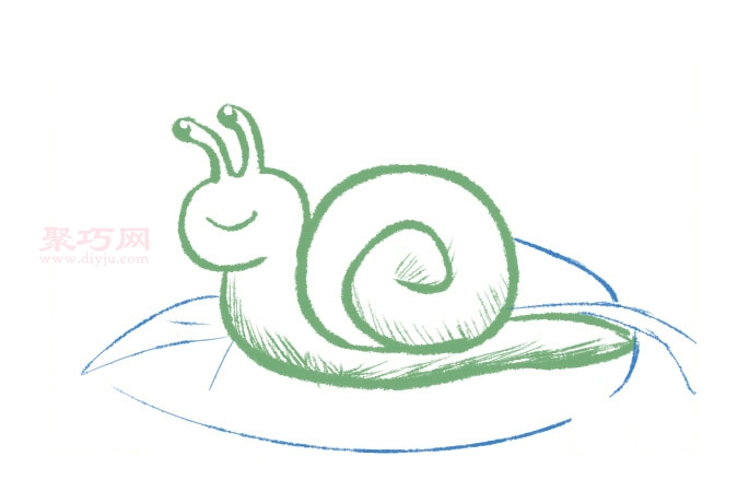 蜗牛画法第4步