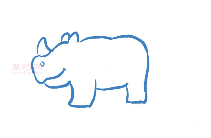 犀牛画法第2步