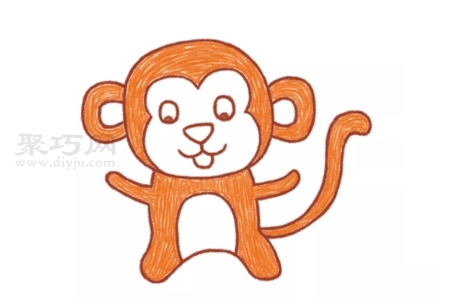 小猴子怎么画简单又漂亮 小猴子简笔画步骤