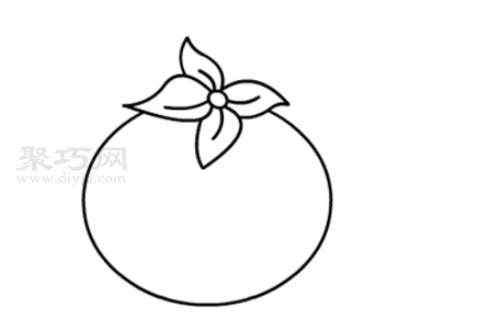 西红柿画法简单又漂亮 来学西红柿简笔画