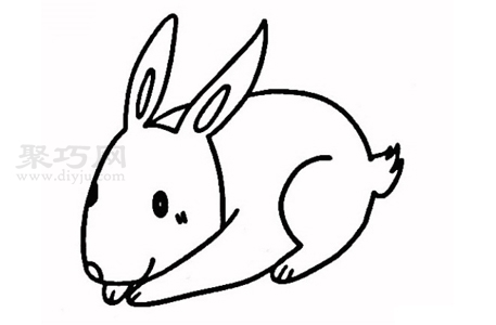 怎么画兔子 兔子简笔画步骤