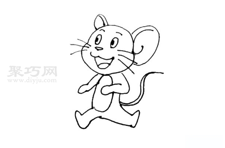 猫和老鼠杰瑞怎么画 猫和老鼠杰瑞简笔画画法