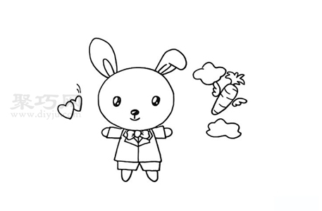 怎么画小兔子？来学小兔子简笔画画法