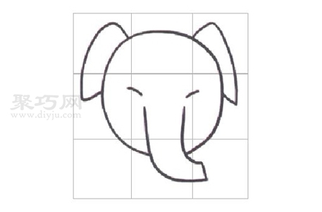 幼儿画大象简单画法 来学大象简笔画