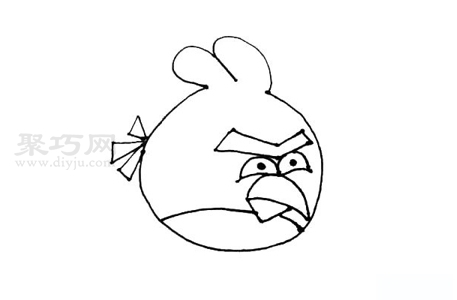 愤怒的小鸟如何画好看又简单 来看愤怒的小鸟简笔画画法
