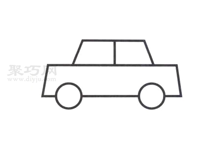 如何画小轿车最简单 小轿车简笔画步骤