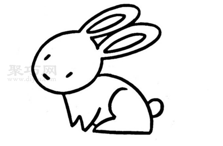 兔子怎么画 来看兔子简笔画画法