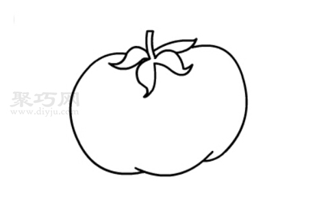 如何画番茄好看又简单 来学番茄简笔画画法