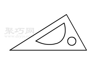怎么画三角板才好看 一步一步教你画三角板简笔画