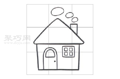 房子怎么画最简单 来学房子简笔画画法