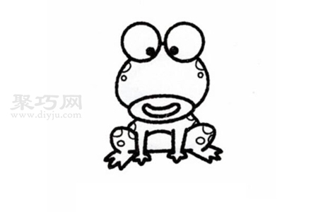 青蛙怎么画简单又漂亮 一步一步教你画青蛙简笔画