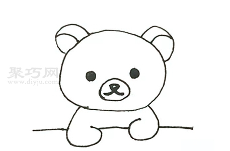 轻松熊如何画简单又漂亮 一步一步教你轻松熊简笔画画法