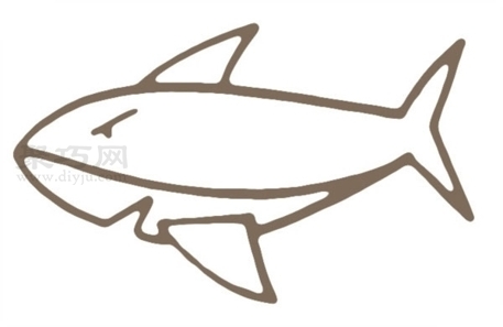 怎么画鲨鱼简单又漂亮 鲨鱼简笔画画法