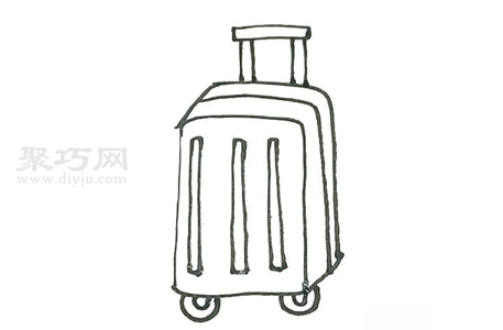 行李箱如何画最简单 行李箱简笔画教程