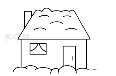 房子如何画简单又漂亮 房子简笔画步骤