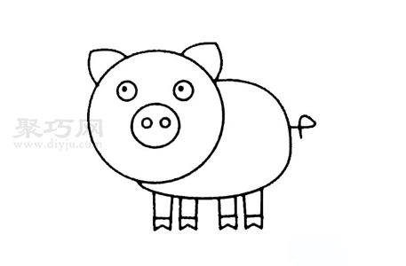 小猪简笔画