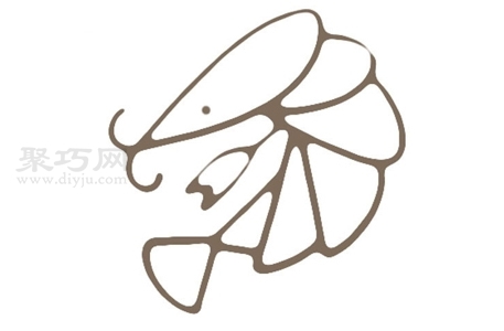 龙虾画法图解 一起来学龙虾简笔画