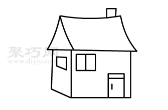 怎么画房子最简单 房子简笔画画法