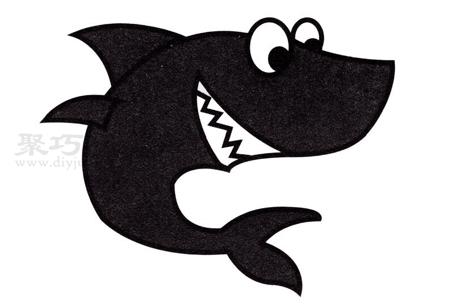 小鲨鱼简笔画如何画 小鲨鱼简笔画步骤