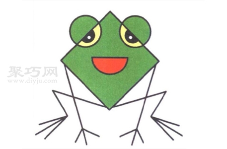 小朋友画青蛙画法 一起来学青蛙简笔画