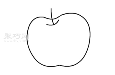 苹果怎么画好看又简单 一步一步教你画苹果简笔画