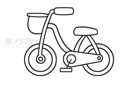 自行车简笔画怎么画 自行车简笔画教程