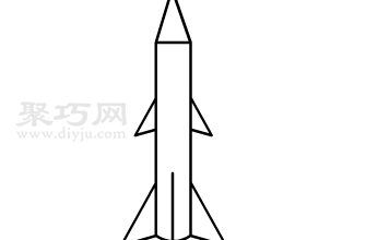 火箭怎么画好看又简单 来学火箭简笔画画法